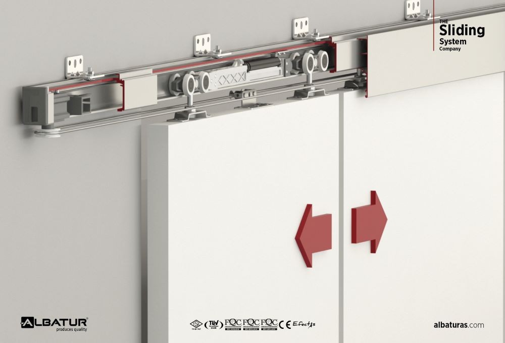 DoorSync 9801 120 Kg - Μηχανισμός Συγχρονισμού Συρόμενης Πόρτας Φρένο Μόνης Κατεύθυνσης