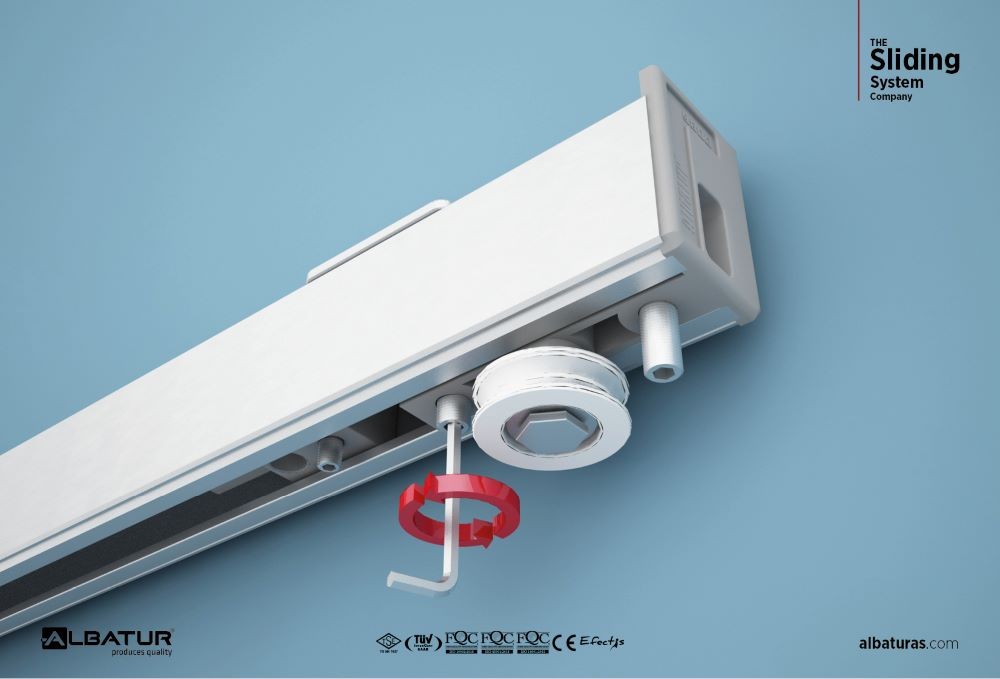 DoorSync 9820 120 Kg - Μηχανισμός Συγχρονισμού Συρόμενης Πόρτας Φρένο Διπλής Κατεύθυνσης