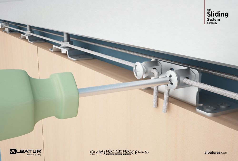 DoorSync 9820 120 Kg - Μηχανισμός Συγχρονισμού Συρόμενης Πόρτας Φρένο Διπλής Κατεύθυνσης