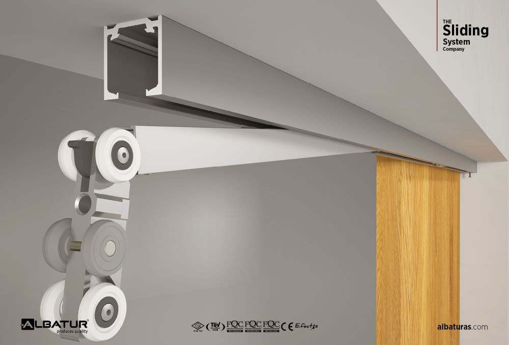 DoorSlide 9015  60 Kg - Μηχανισμός Συρόμενης Πόρτας Φρένο Διπλής Κατεύθυνσης