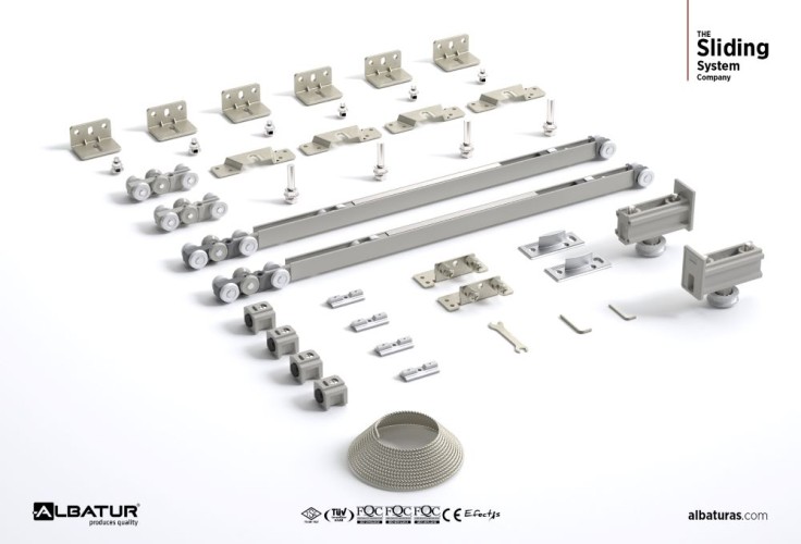 DoorSync 9830  60 Kg - Μηχανισμός Συνχρονισμού Συρόμενης Πόρτας Φρένο Διπλής Κατεύθυνσης