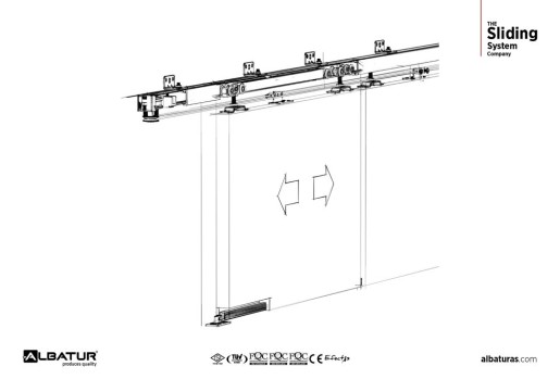 DoorSync 9830  60 Kg - Μηχανισμός Συνχρονισμού Συρόμενης Πόρτας Φρένο Διπλής Κατεύθυνσης