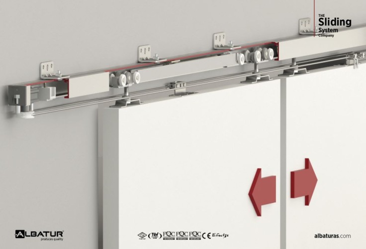 DoorSync 9830  60 Kg - Μηχανισμός Συνχρονισμού Συρόμενης Πόρτας Φρένο Διπλής Κατεύθυνσης