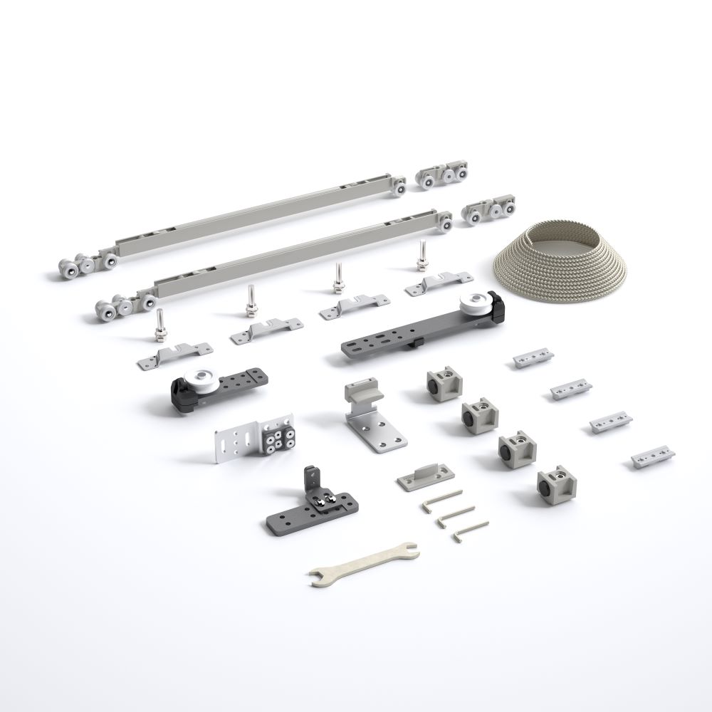 MultiDoor 450  60 Kg - Μηχανισμός Τηλεσκοπικός Συρόμενης Πόρτας  Φρένο Διπλής Κατεύθυνσης