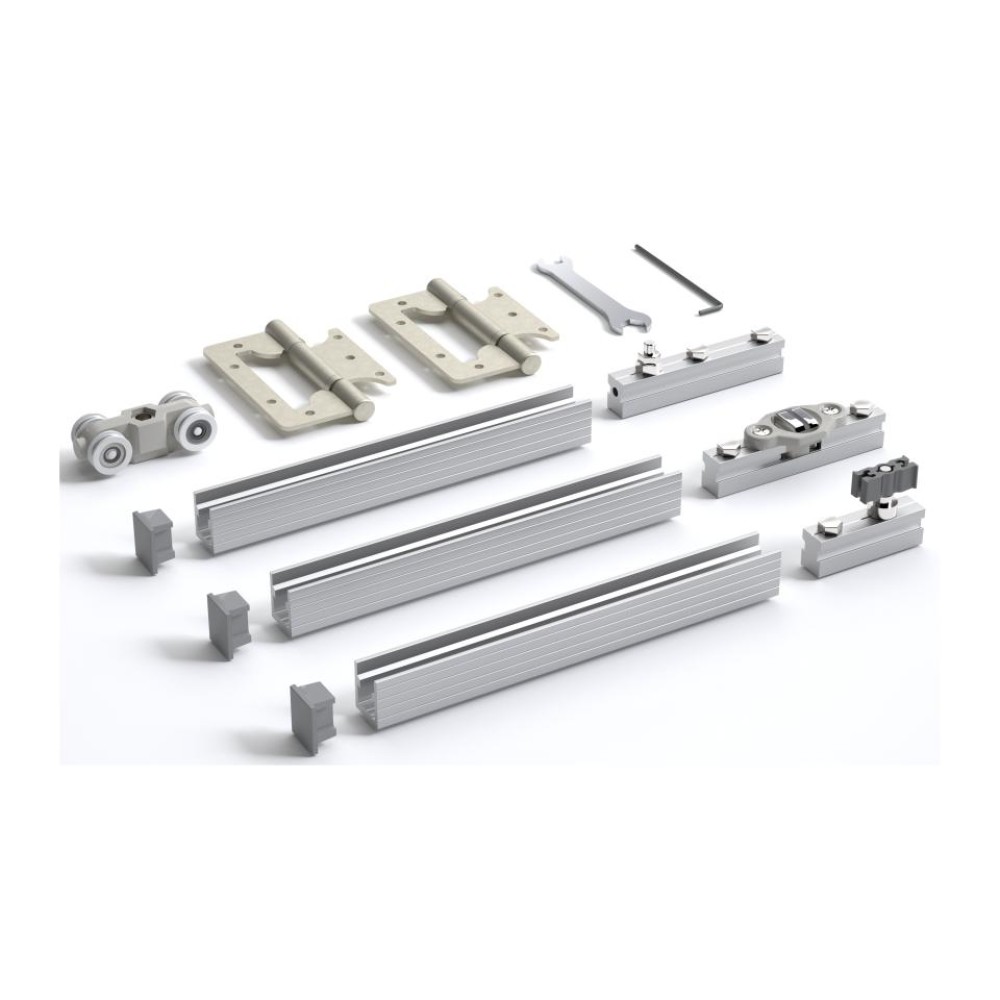 Μηχ/μός ALB 9061 Συρόμενης Πτυσσόμενης Πόρτας 60 Kg για Πάχος 36-60 mm