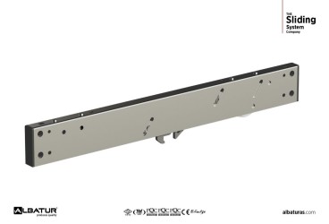 Μηχ/μός ALB 1071 Συρόμενης Ντουλάπας 50 Kg  για Πόρτα 18-30 mm