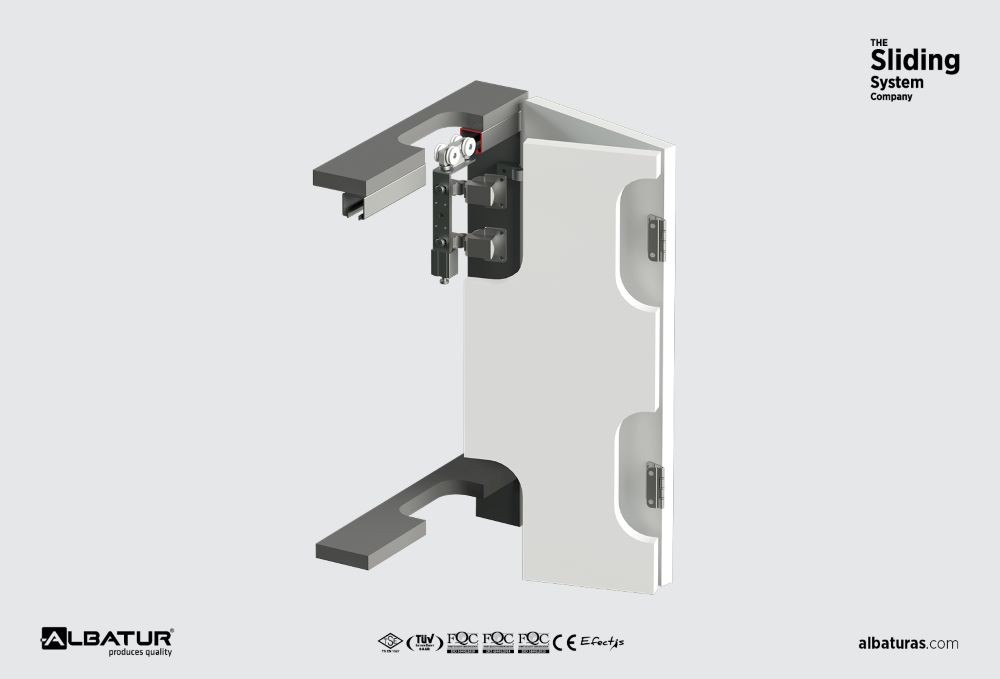 WingSlide 7441  40 Kg - Μηχανισμός Πτυσσόμενης Ντουλάπας