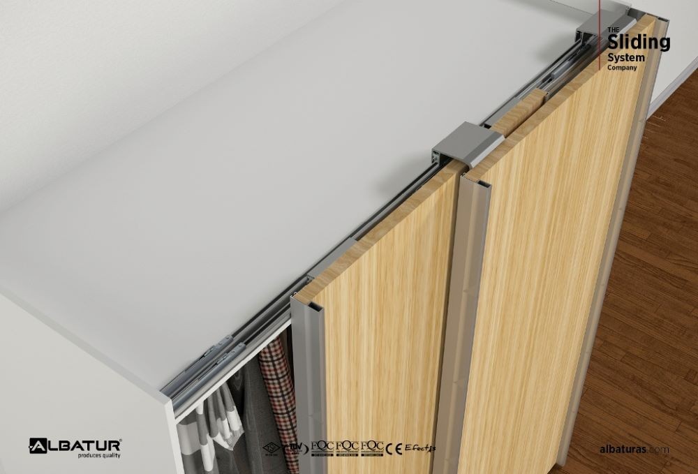 TopSlide 100 Kg - Συρόμενος Μηχανισμός 2 Φύλλης Ντουλάπας