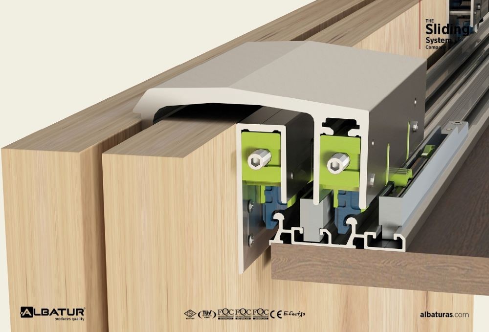 TopSlide 100 Kg - Συρόμενος Μηχανισμός 3 Φύλλης Ντουλάπας