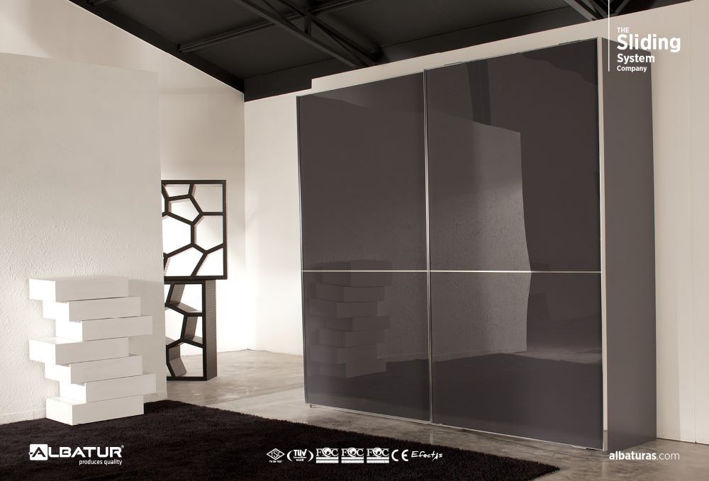 TopSlide 8232 Frame 100 Kg - Συρόμενος Μηχανισμός Πλαισίου 2 Φύλλης Ντουλάπας 