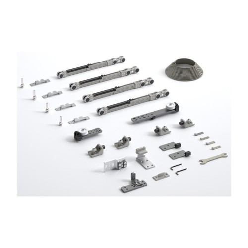 Μηχ/μός ALB 0262 Τηλ/κός 2-Φυλλής Συρόμενης Πόρτας 80 Kg Φρένο Διπλής Κατεύθυνσης για Πάχος 30-50 mm