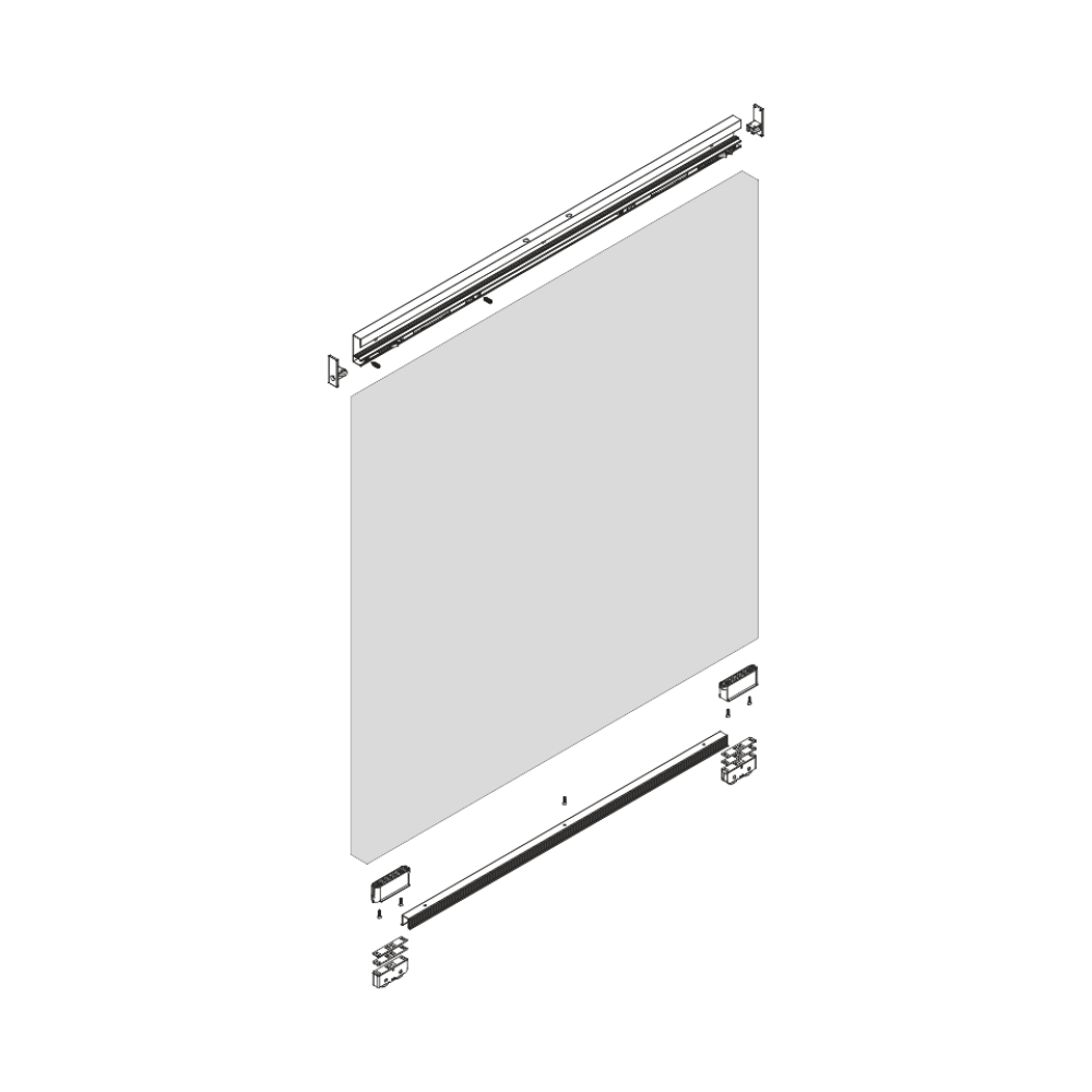 DoorSlide 8000 60 Kg - Μηχανισμός Συρόμενης Κρυφής Πόρτας  ''Magic Ghost Slowing''