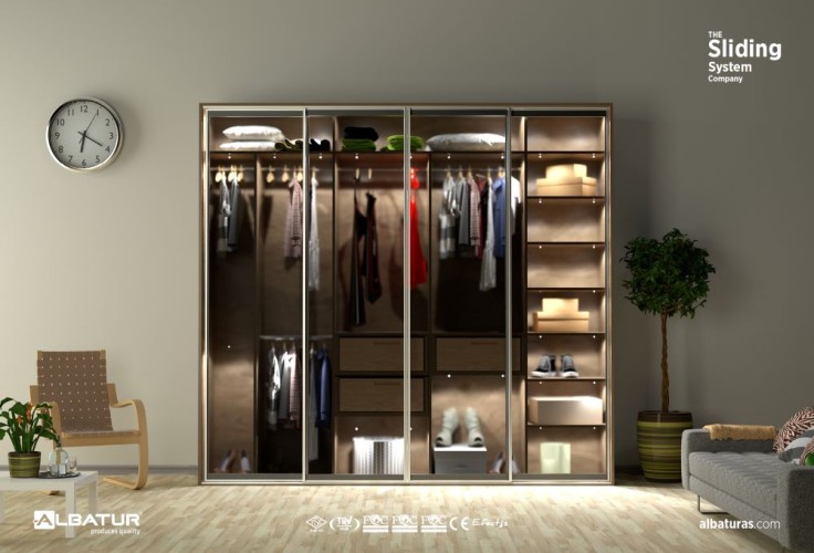 RIGEL 1 Frame 50 Kg - Μηχανισμός Συρόμενης Ντουλάπας Πλαισίου