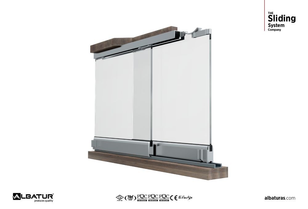 Glassline 7702  25 Kg - Μηχανισμός Συρόμενου Γυαλιού 