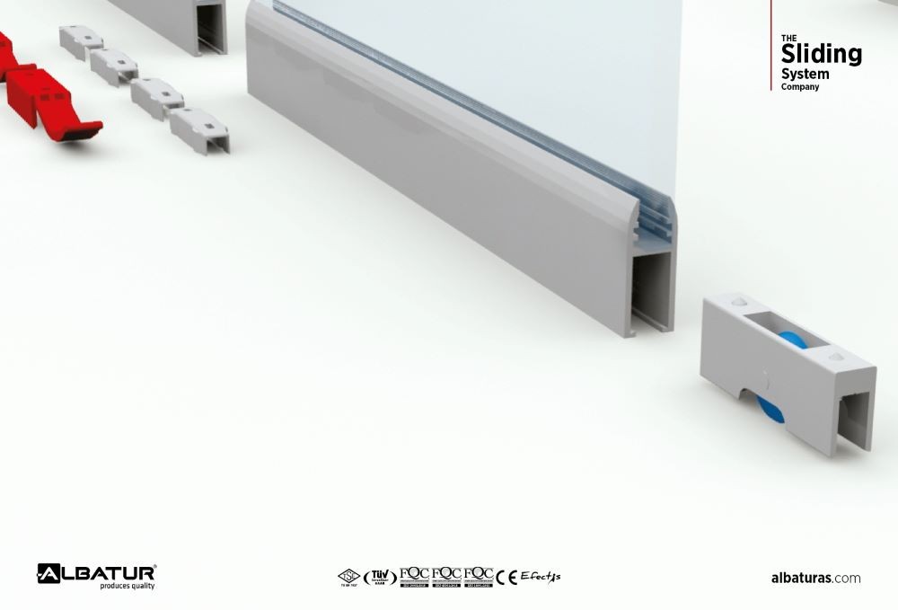 Glassline 7702  25 Kg - Μηχανισμός Συρόμενου Γυαλιού 